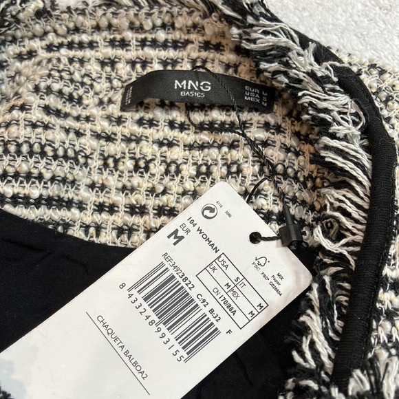 Mango Balboa tweed sweater jacket - Picture 8 of 12